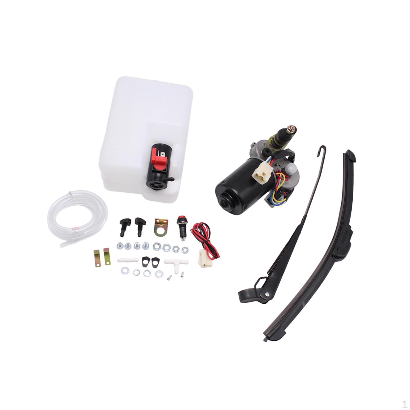 Windshield Wiper Motor Kit 12V Replacement Electric Standard