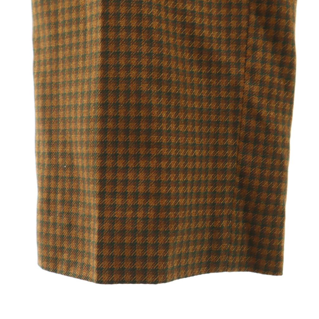 super crease durably pressed 70s 80s Vintage Rocket Talon Check Pattern Long pants Men's Used