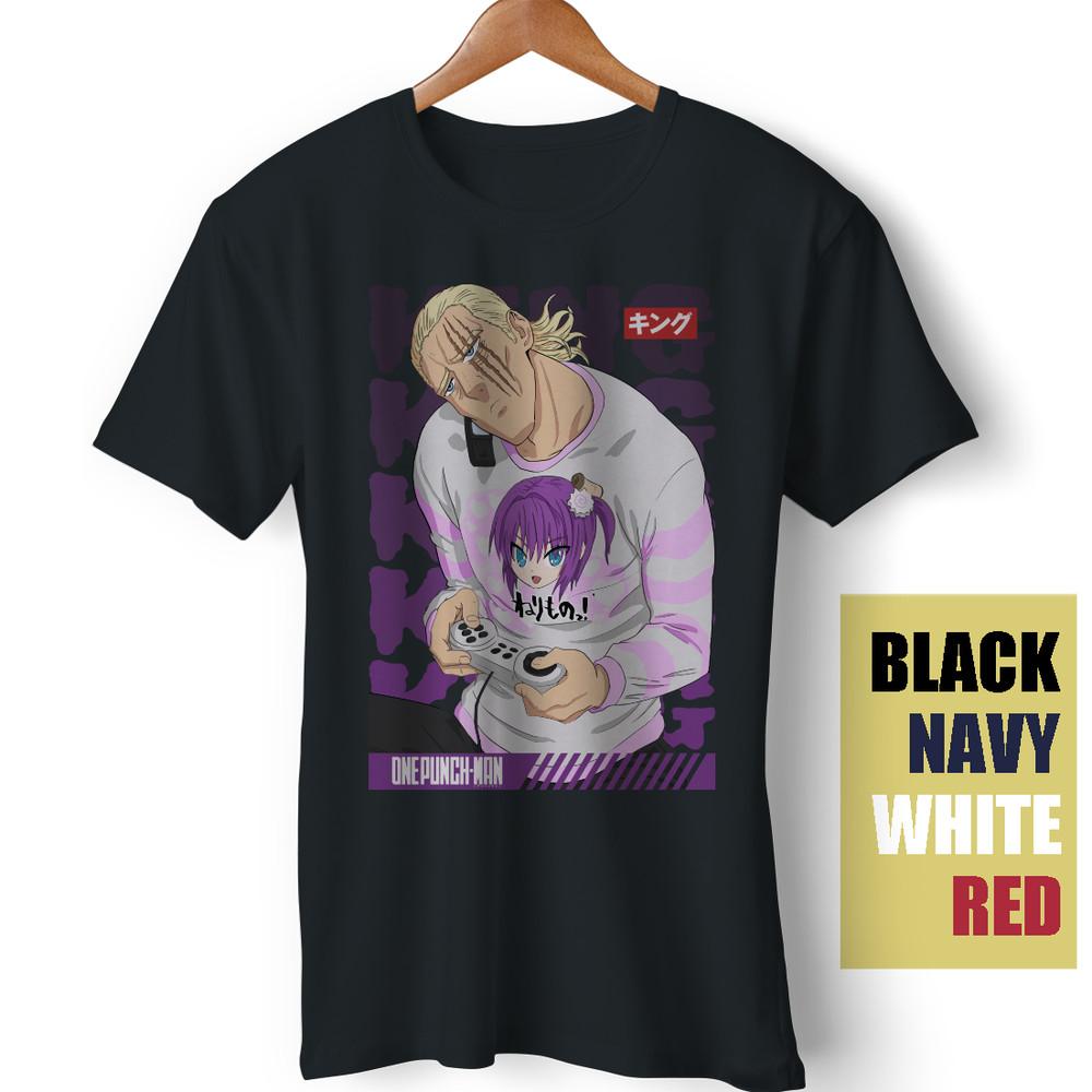 Король One Punch Man OPM Герой S-класса Сайтама Смешной Подарок Унисекс BOUNTEES Футболка Унисекс Футболка XXL