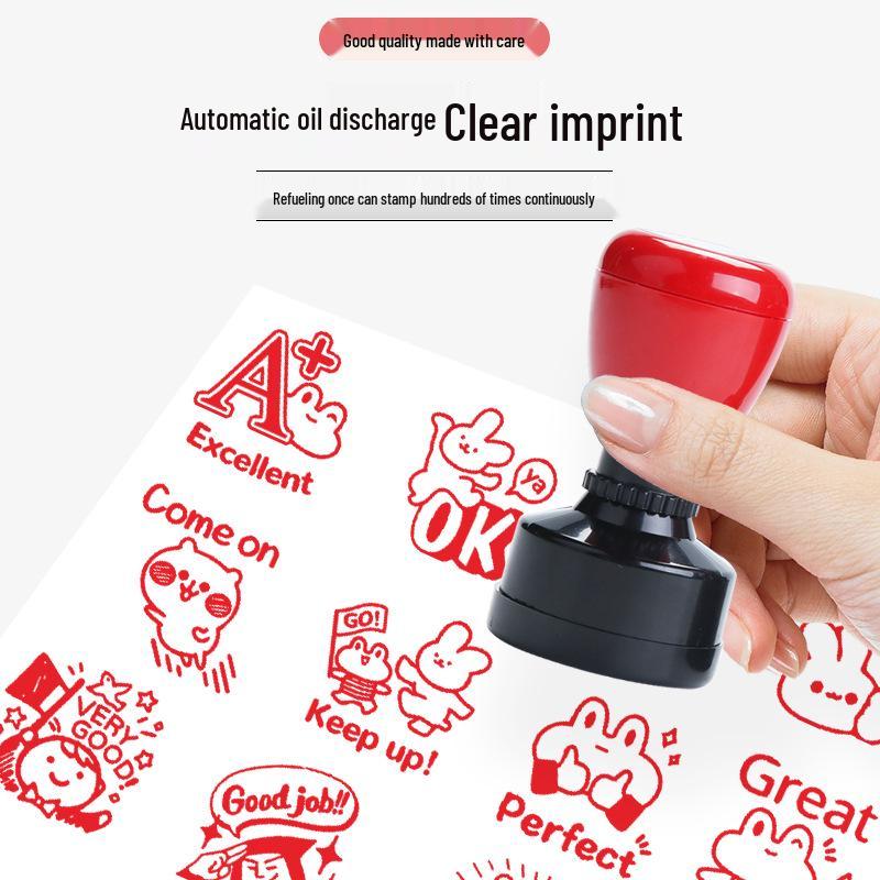 English Teacher Praise Stamp Set: Emoji & Comment Stamps for Grading & Rewarding Homework.