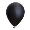 Ballonger Svart Metall - 10 stycken - Festdekoration - Latex - Ouppblåsta
