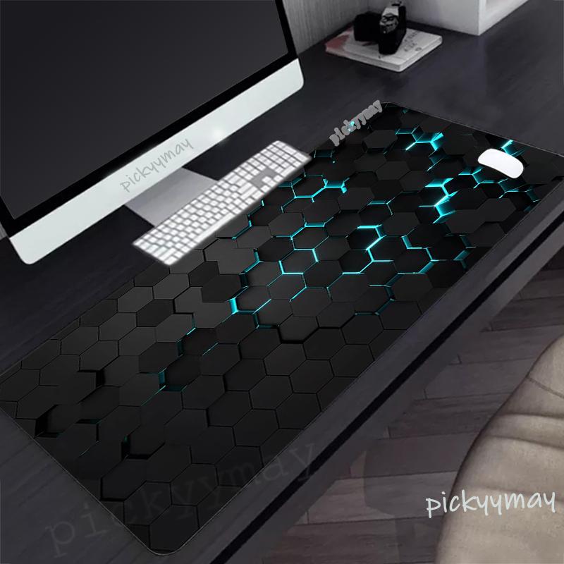 Technology Large Mouse Mat Gaming Mousepad Big Gamer Mousepads Rubber Keyboard Mats Desk Pad Geometric Mouse Pads
