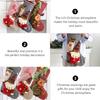 Christmas Stocking Decoration Soft Elastic Holiday Gift Bag Large Capacity Xmas Hanging Holiday Party Ornament Candy Gift Socks