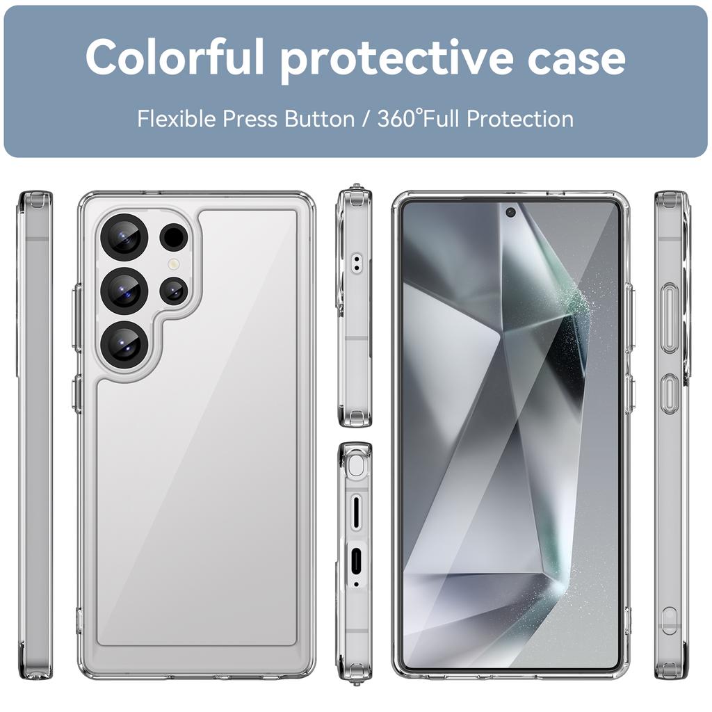 For Samsung S25 Ultra Case Cover Samsung S25 Ultra Capas Phone Back Shockproof Clear Transparent Fundas Samsung Galaxy S25 Ultra