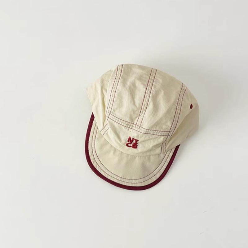 Korean Style Fashion Quick Dry Kids Baseball Cap Summer Peaked Cap Outdoor Letter Embroidered Sun Hat Kids Accessories Children