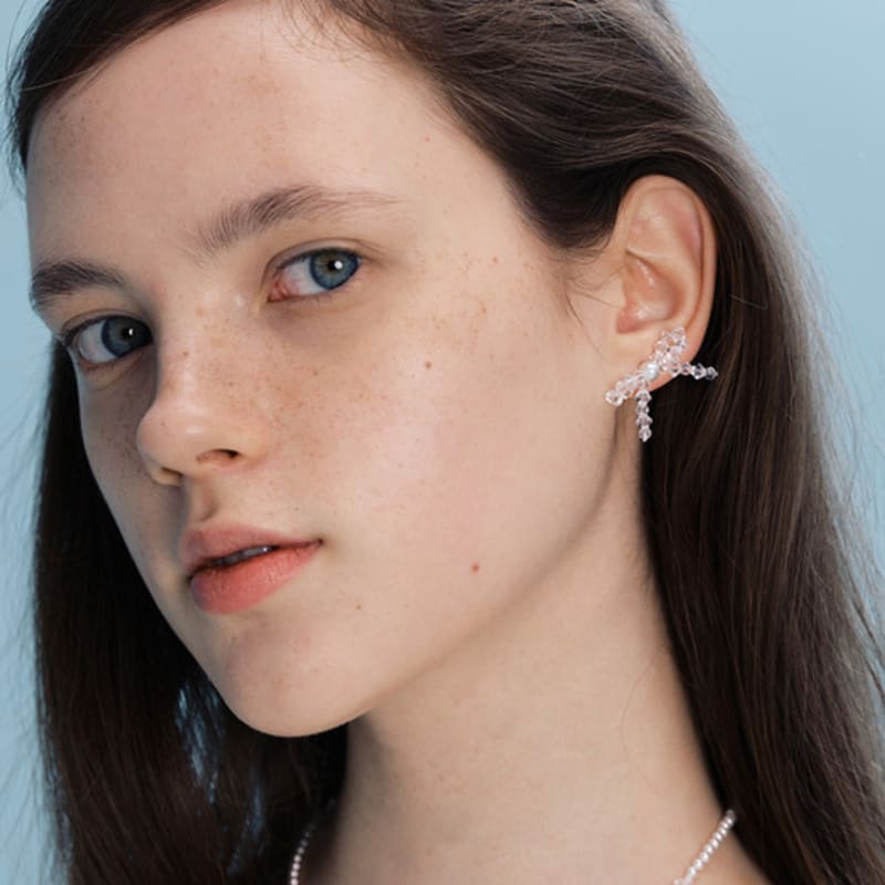 VINTAGE HOLLYWOOD Petit Ribbon Earrings_VH2412EA006M