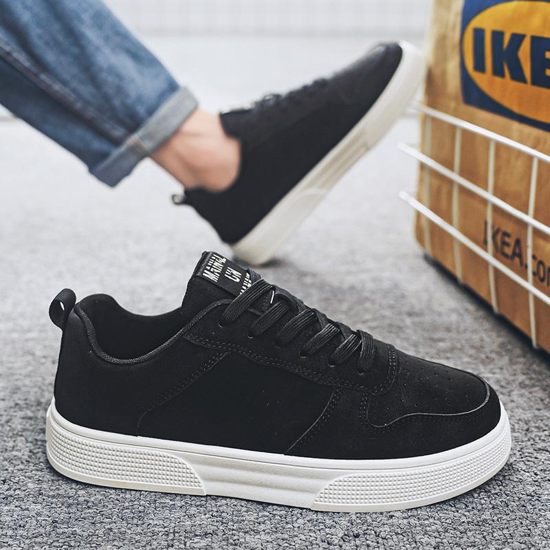 Fashion Men's Sneakers Trendy Spring Breathable Fashionable Board Shoes Thick Bottom Versatile Soft Bottom Casual Sneakers Large Size 44