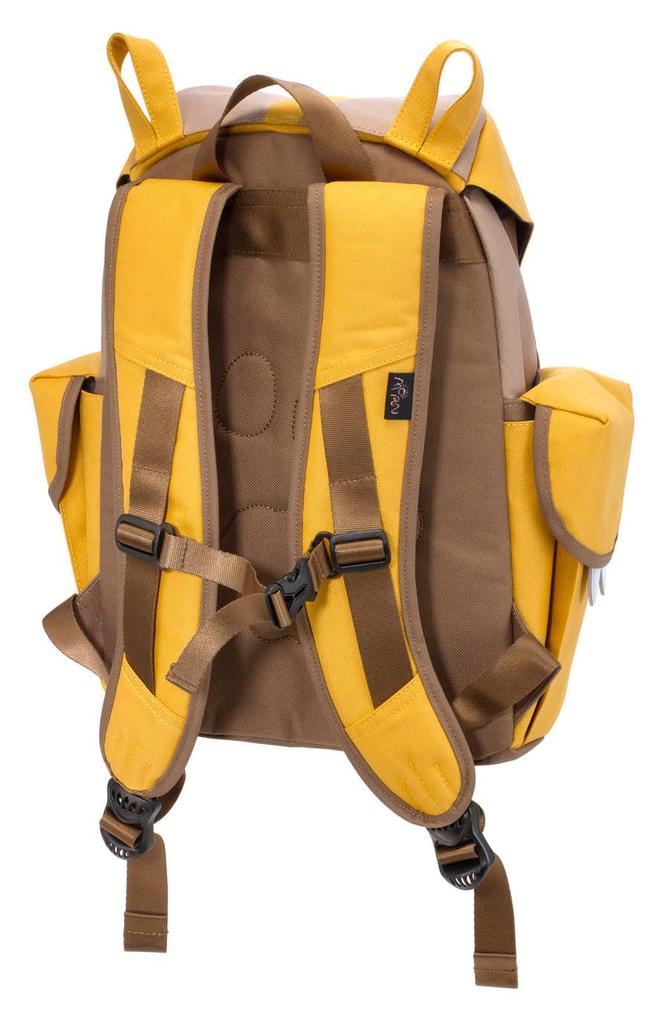 MORN CREATIONS Big Cat Backpack, Medium, Mustard