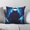 Satoru Gojo Jujutsu Kaisen Pillowcase Polyester Linen Velvet Pattern Zip Decor Car Cushion Cover