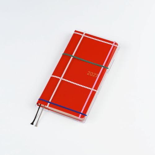 Hobonichi Techo (Hobonichi Planner) - Yoshie Watanabe / Clear Cover, Dot Check, for Weeks Size