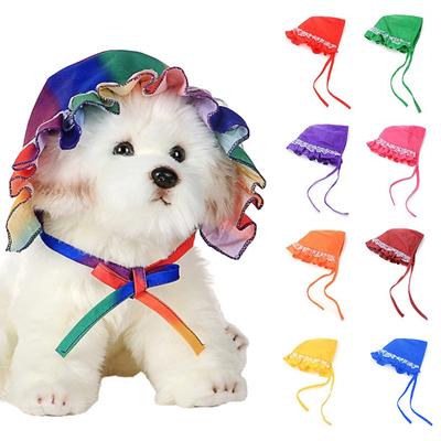 Puppy Sun Hat Breathable Sun Visor Cap Dog Sun Protection Hat Pet Hat Summer Dog Cap Dog Sunbonnet for Puppy