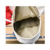 Ielgy Backpack Large Capacity Solid Color PU Leather Backpack
