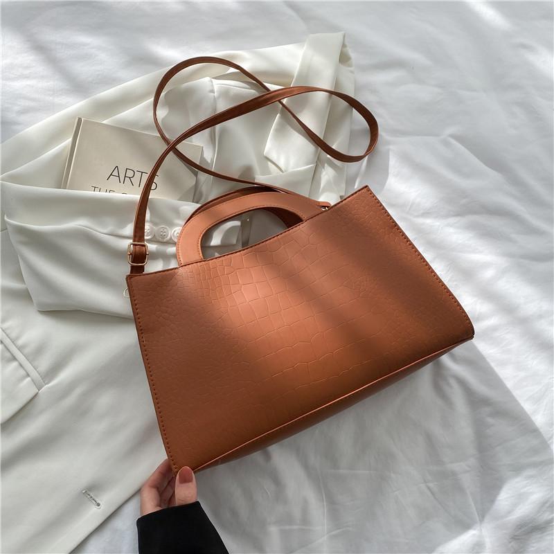 

Модные женские сумки, новые каменные узоры, текстура, искусственная кожа, большая вместимость, сумки через плечо, простые, универсальные, кроссбоди