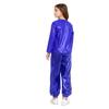 Kids Girls Dance Performance Outfit 2-Piece Set: Metallic Shiny Long Sleeve T-shirt & Matching Shiny Pants for Stage & Party