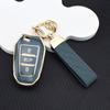 Stylish Soft TPU Car Key Fob Case + Key Chain for Citroen DS3 DS5 C3 C4 C3 XR | Peugeot 3008 4008 5008 308 508 Protective Bag