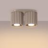Ceiling Lamp Aura 2 Taupe GU10