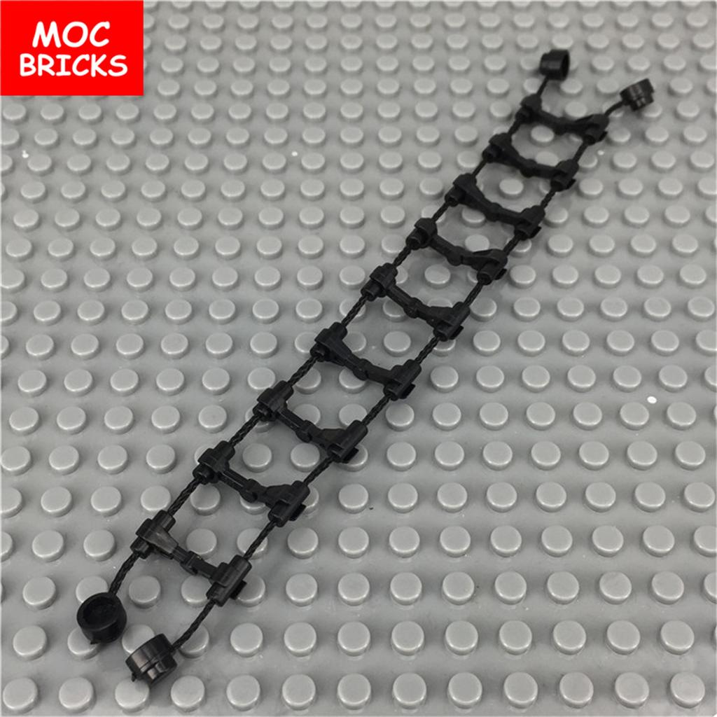 MOC Bricks Soft Ladder Rescue Ladder Model Action Figure Toy Kids Educational Building Blocks Assembled gifts