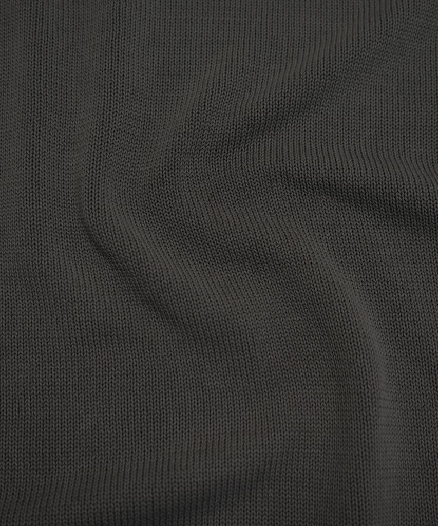 BIRBANTE Garment-Dyed Washable Round Knit - Charcoal