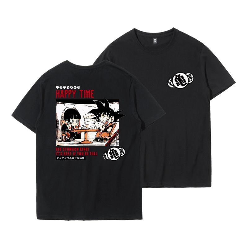 2026 Dragon Ball Trendy Brand Collaboration Print Mens Childrens Family Clothing ShortSleeved TShirt 3XL