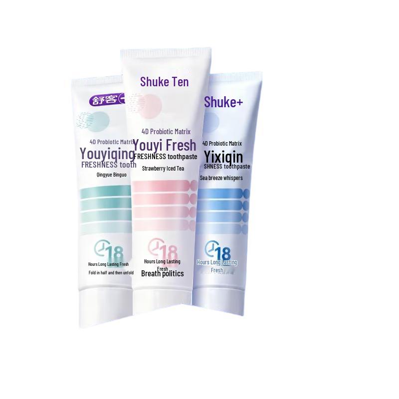 Shuke Fresh Breath Probiotic Toothpaste Multi-Flavor Set