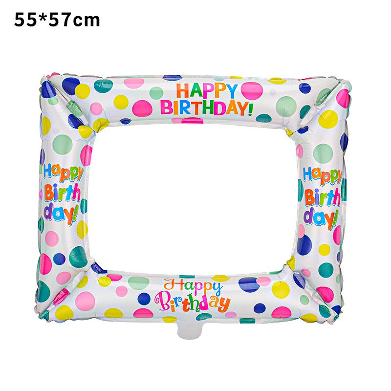 DIY Aluminum Film Balloon Photo Frame for Birthdays, Festivals, and Graduations