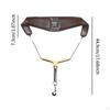 Adjustable Saxophone Neck Strap with Lightweight PU Leather Design