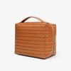 Pvc Travel Makeup Bag With Striped Design And Foldable Function For Daily Use
