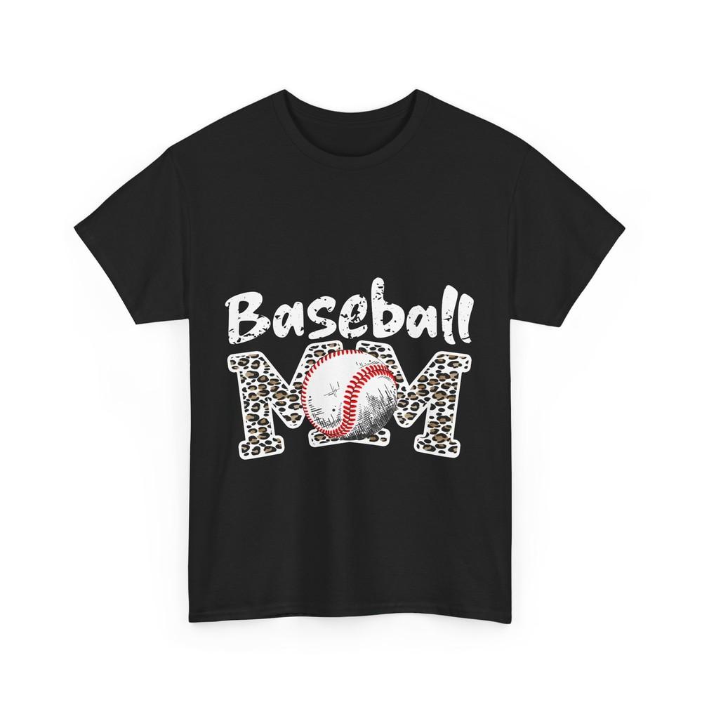 

Baseball Mom Shirt, Leopard Baseball Lovers Sport Women Mom Cute Shirt 4XL