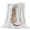 Wild Animal Cheetah Flannel Fleece Bed Blanket Bedspread Bed Cover Soft Lightweight Warm Cozy Throw Blanket Twin Queen King Size