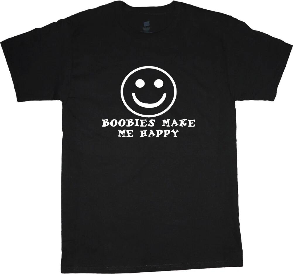 Mens Funny T-Shirt Boobs Boobies Mens Graphic Tees Adult Humor Clothing Apparel XXXXL