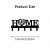 Iron Wall Hook Key Rack for Home Garage Kitchen Bathroom Entryway