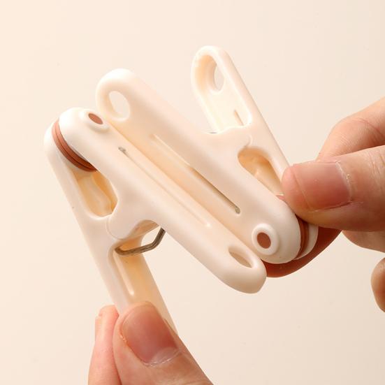 12 Stück Robuste rutschfeste Wäscheklammern Winddichte Kunststoff-Wäscheklammern mit weichen Polstern Keine Spuren Hinterlassende Wäscheklammern für das Aufhängen