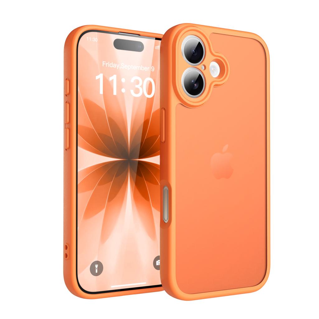 Für Apple 17pm Magnetische Mattierte Handyhülle für IPhone16 All-inclusive Feines Loch Sturzsicher Gerade Kante Airbag Schutzhülle