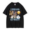 Camiseta Gráfica Lesbianas Comen Qué Hombre Mujer Moda Verano Ropa de Calle Unisex Casual Algodón Suave Manga Corta Camisetas Sueltas Masculinas