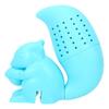 Tea Infuser Silicone Cute Squirrel Shape Tea Coffee Loose Leaf Strainer Bag Mug Filter Teapot Teabags Drinkware