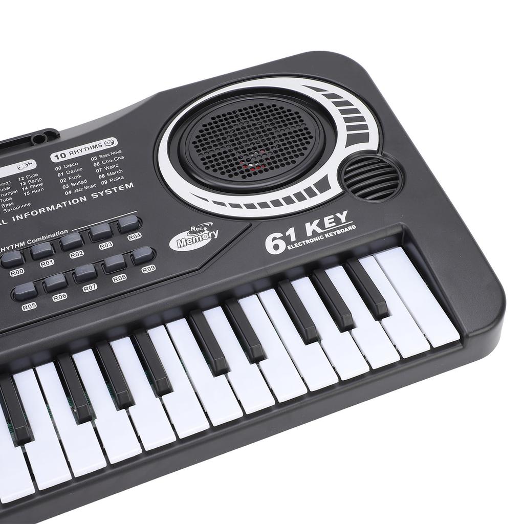 61 Keys Kids Keyboard Piano Toy with Microphone Simulation Learning Early Learning Educational Portable Electronic Piano Toy