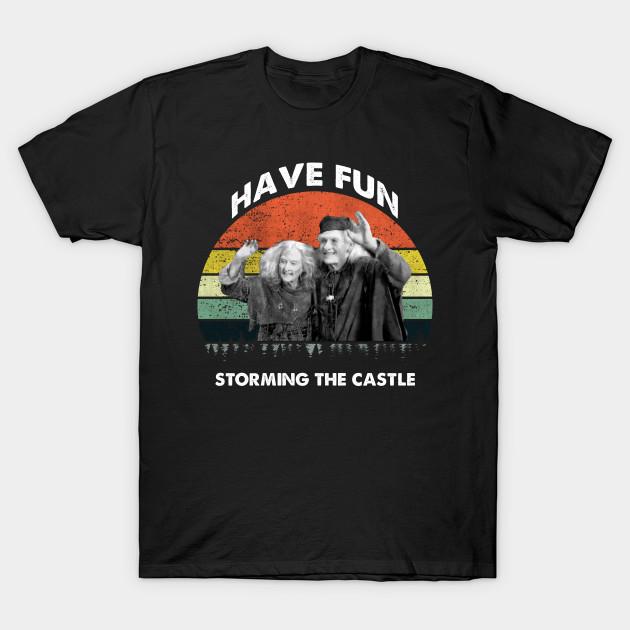 Men Black Print T-shirt The Princess Bride Have Fun Storming The Castle No-Cut Transfer Paper Print Cotton Tshirt S чёрный