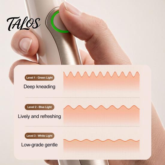 Lightweight Massager for Post Workout Recovery Neck Shoulder with Long Handle, Cordless Rechargeable Deep Kneading Shiatsu Tension Handheld