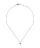 Jbans Classic Mini Volume Heart Pendant Chain Necklace (C2601-An992_Sv)