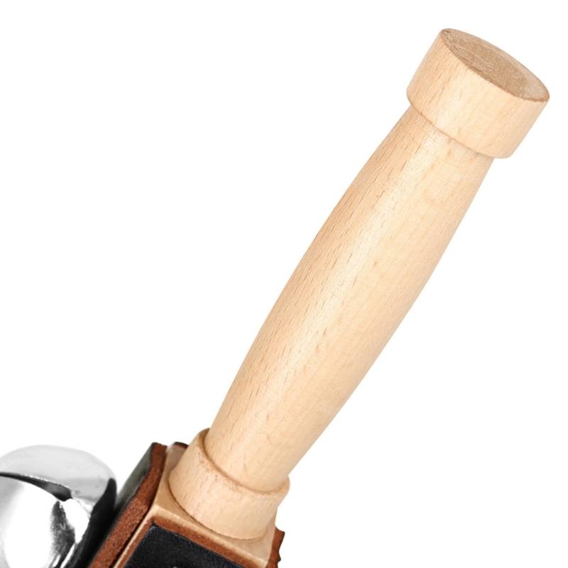 Practical 25 Tuned Handbells Sleigh Bells Wood Texture Suitable for Childrens Musical Development and Joyful Play