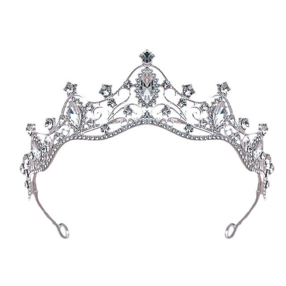 Baroque Queen Princess Crown Rhinestone Prom Jewelry New Crystal Tiara  Wedding Party