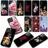 Hülle für Huawei P30 P20 P10 Mate 10 20 Pro Lite Y9A Y8S P Smart Y7 Y9 Prime Y6 Handyhülle Pfingstrose Rose Lavendel Blume