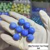 16mm Mixed Checkered Glass Beads & Marbles - Nostalgic Crystal Balls for Kids