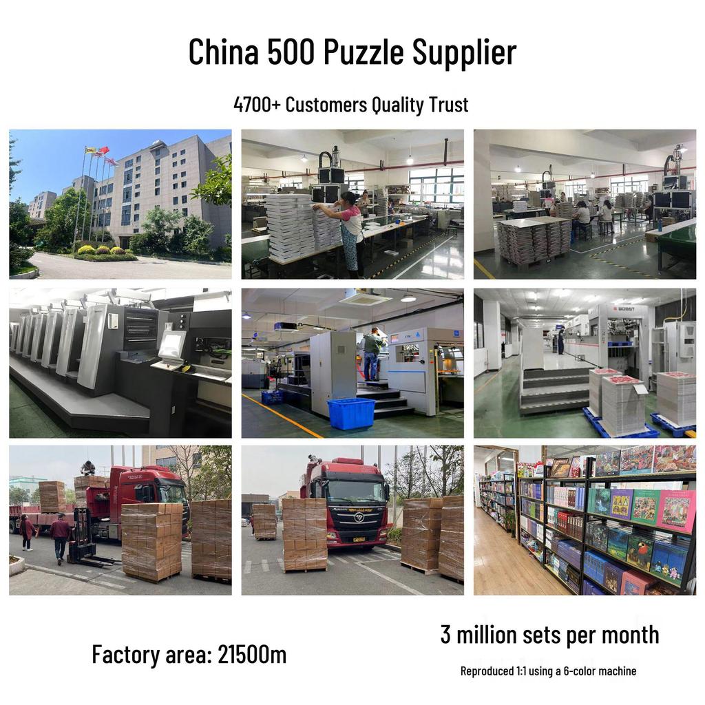In Stock 1000-Piece High-Quality Challenging Jigsaw Puzzle for Adults - Customizable