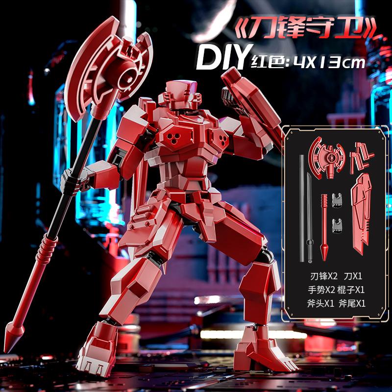 3D Printed Knight Mannequin Dummy Multi-Jointed Movable Shapeshift Robot Warrior 13 Action Figure Ornament Decoration For Kids