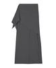 Nigaennikol Drape Wrap Check Long Skirt_Black