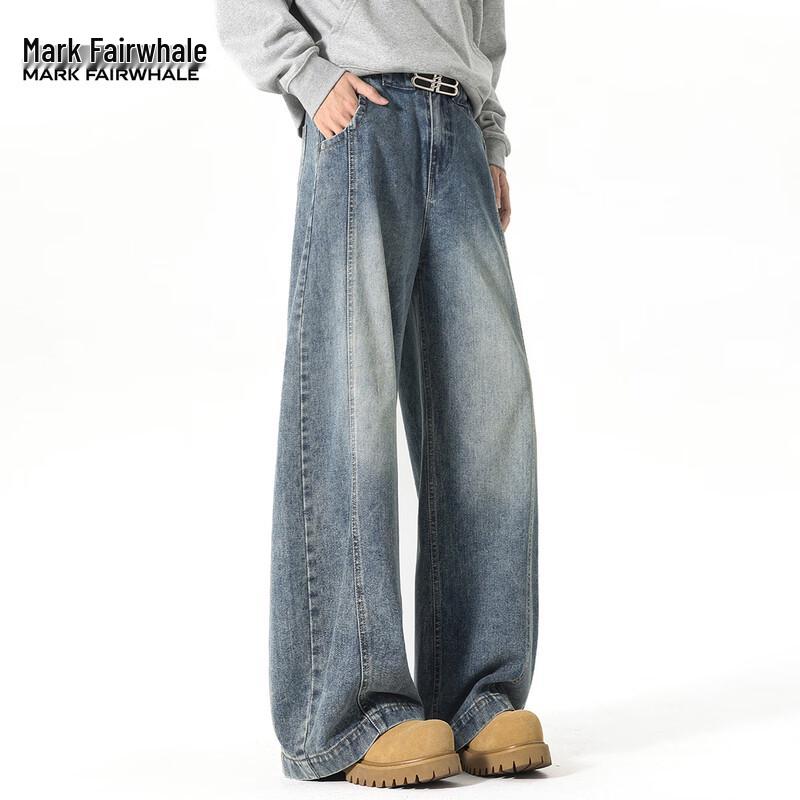 Mark Fairwhale Men's Loose Straight-Leg Jeans