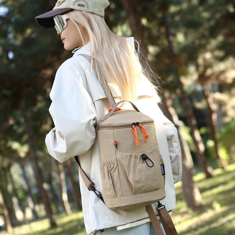 Schoolbag New Versatile Outdoor Multifunctional Backpack Student Male and Female Couples Casual Breast Bag Lightweight Large Capacity Backpack