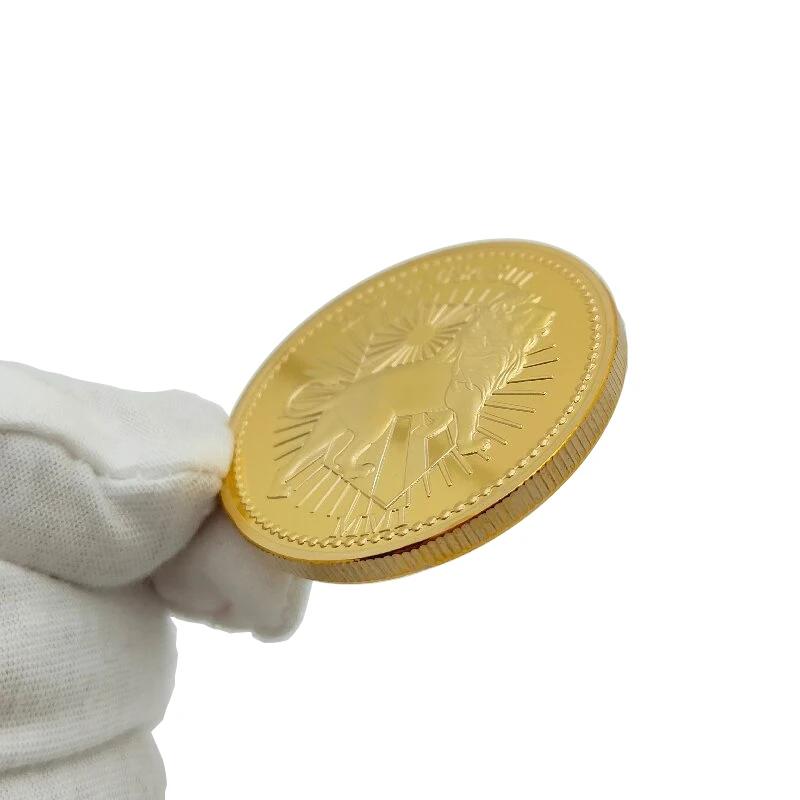 1pc Speedy Lion Gold Coins John Wick Keanu Reeves Collection Coins Continental Hotel Room Card Movies