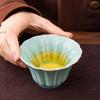 Kiln-changed crystalline glaze master cup single cup personal special teacup ceramic cover bowl tea cup tea set high-end tea cup